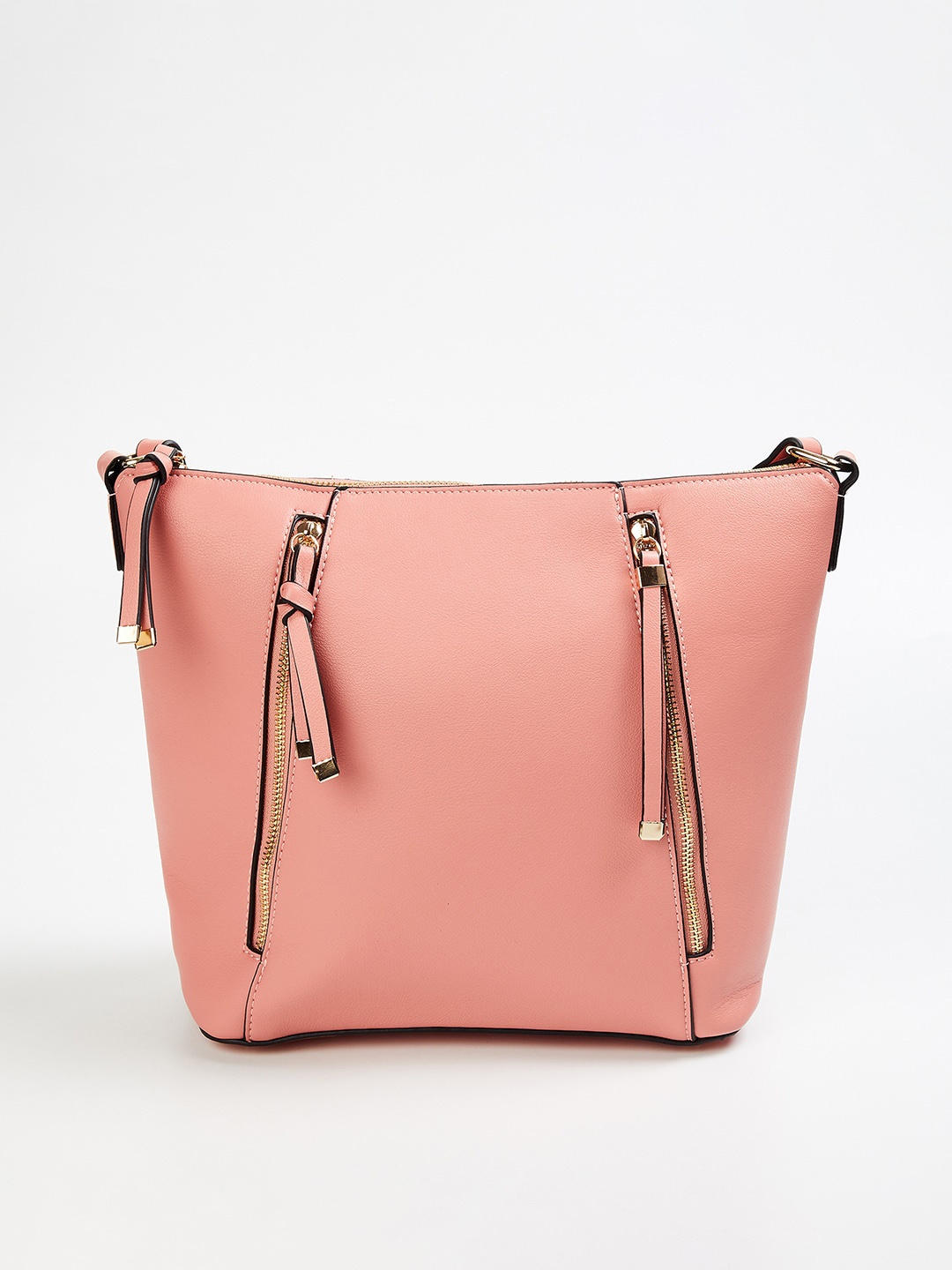 

CODE by Lifestyle Coral Structured Tote Bag with Tasselled