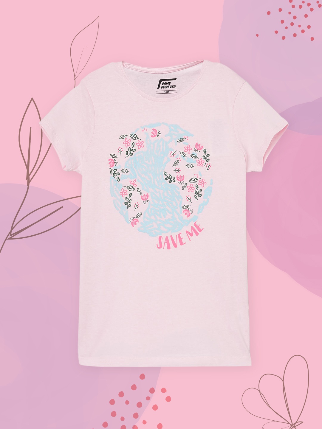 

Fame Forever by Lifestyle Girls Pink Printed Top