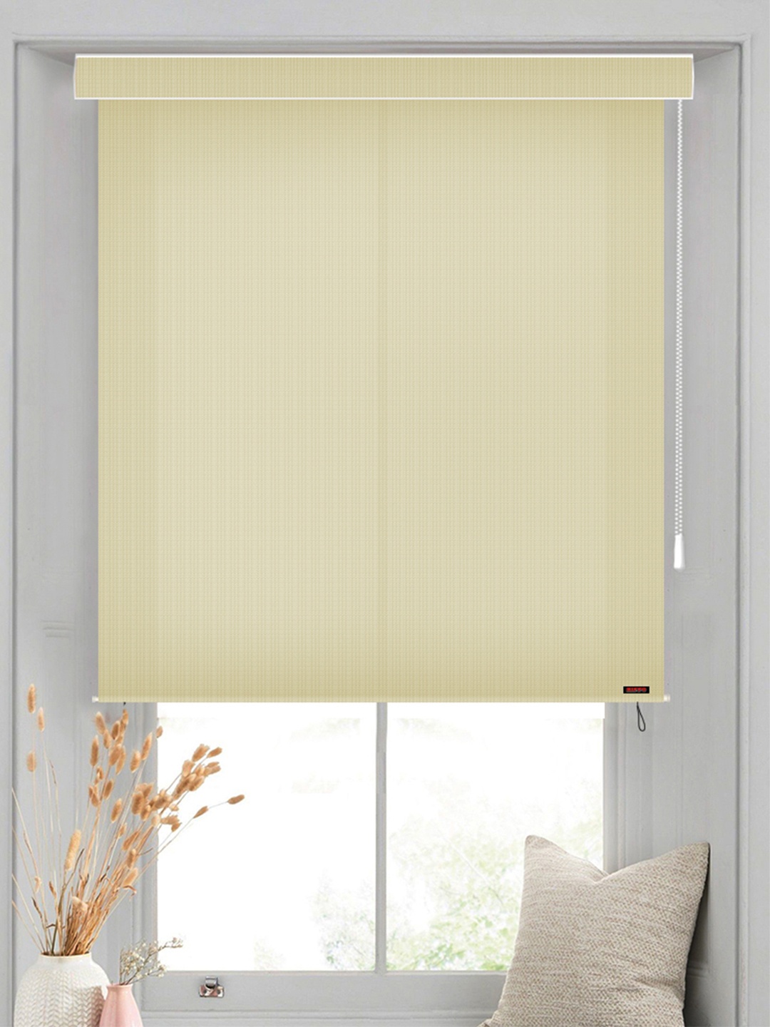 

Hippo Cream-Coloured Room Darkening Door Blinds