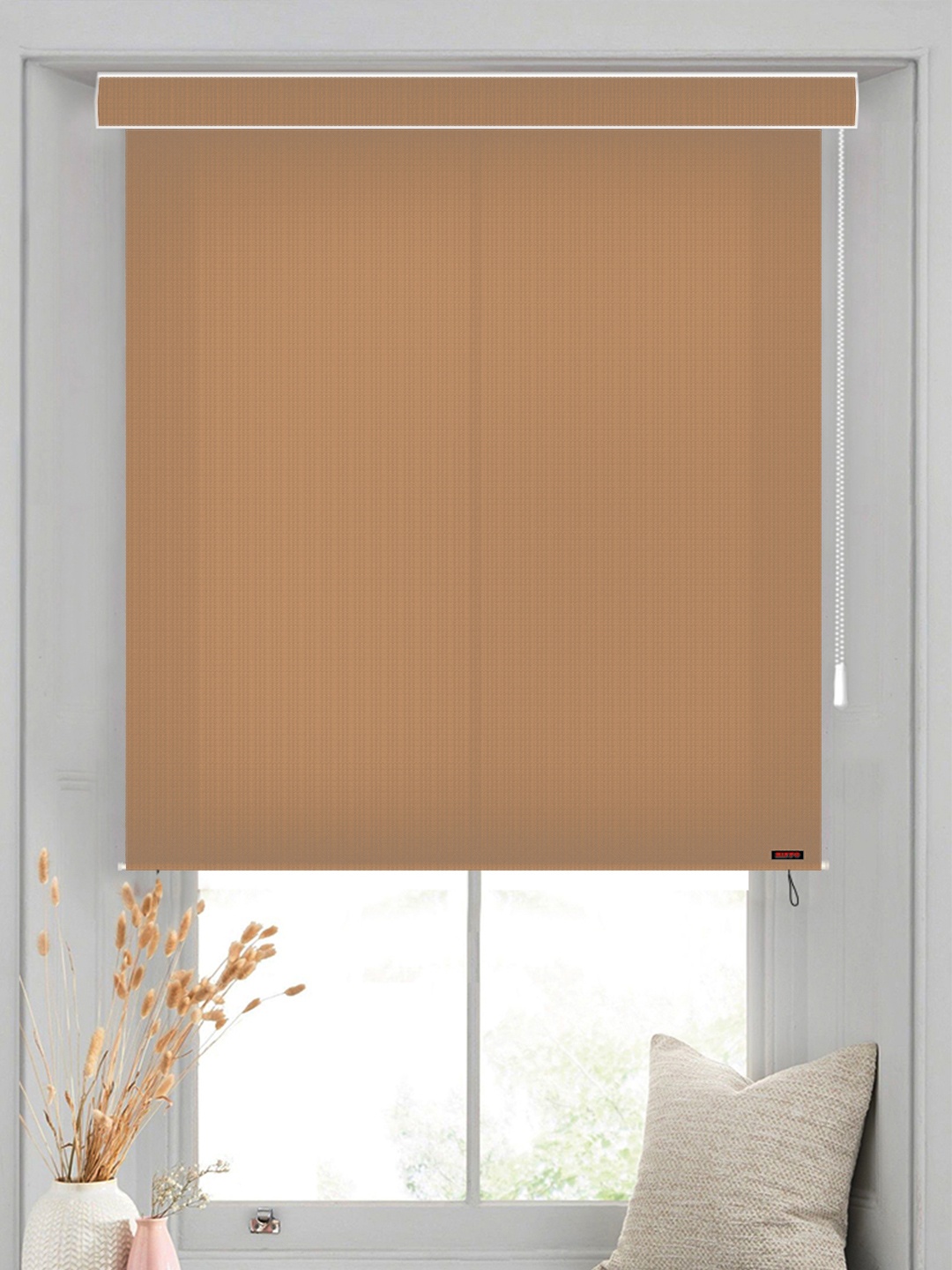 

Hippo Beige Room Darkening Long Door Blinds