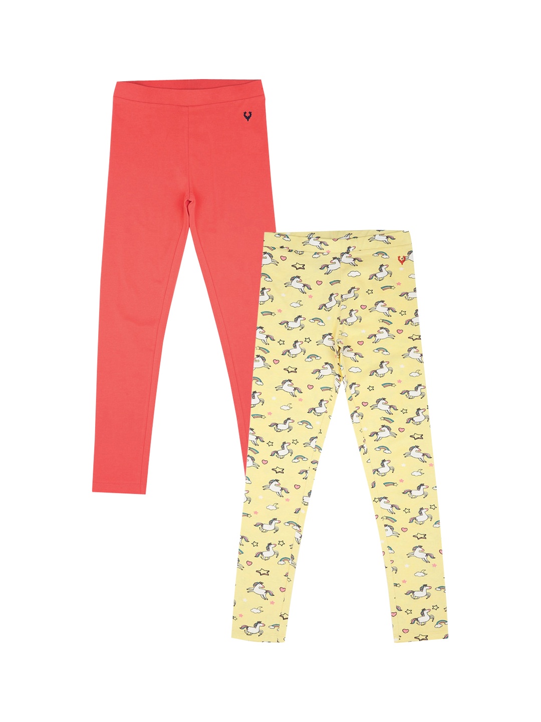 

Allen Solly Junior Girls Yellow & Orange Unicorn Printed Trousers