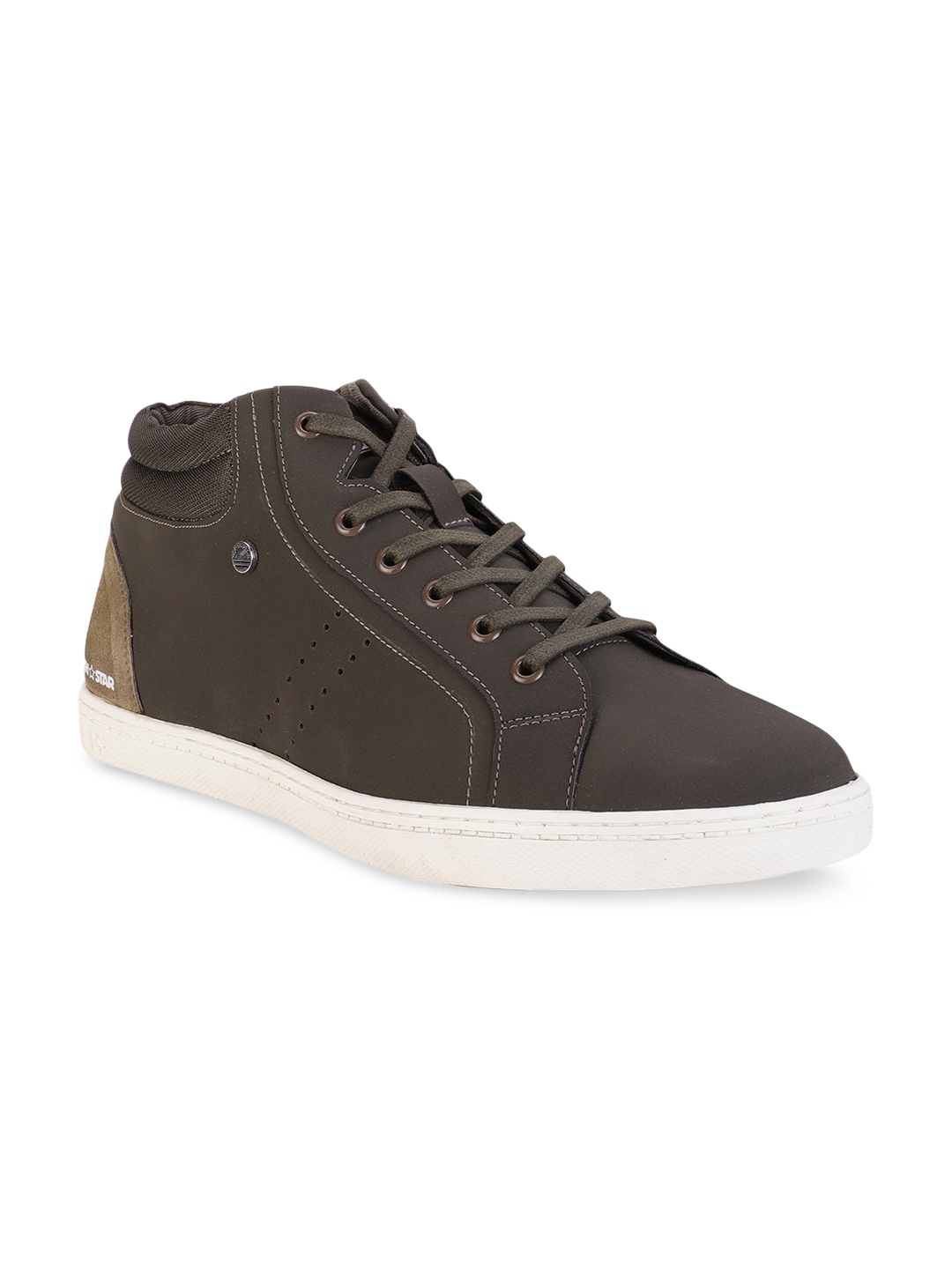 

North Star Men Olive Green Sneakers