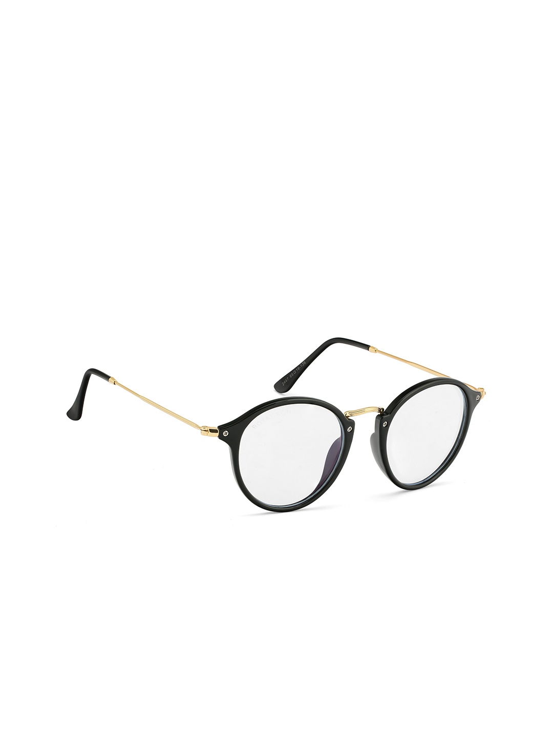 

ROYAL SON Unisex Transparent Lens Round Sunglasses with UV Protected Lens