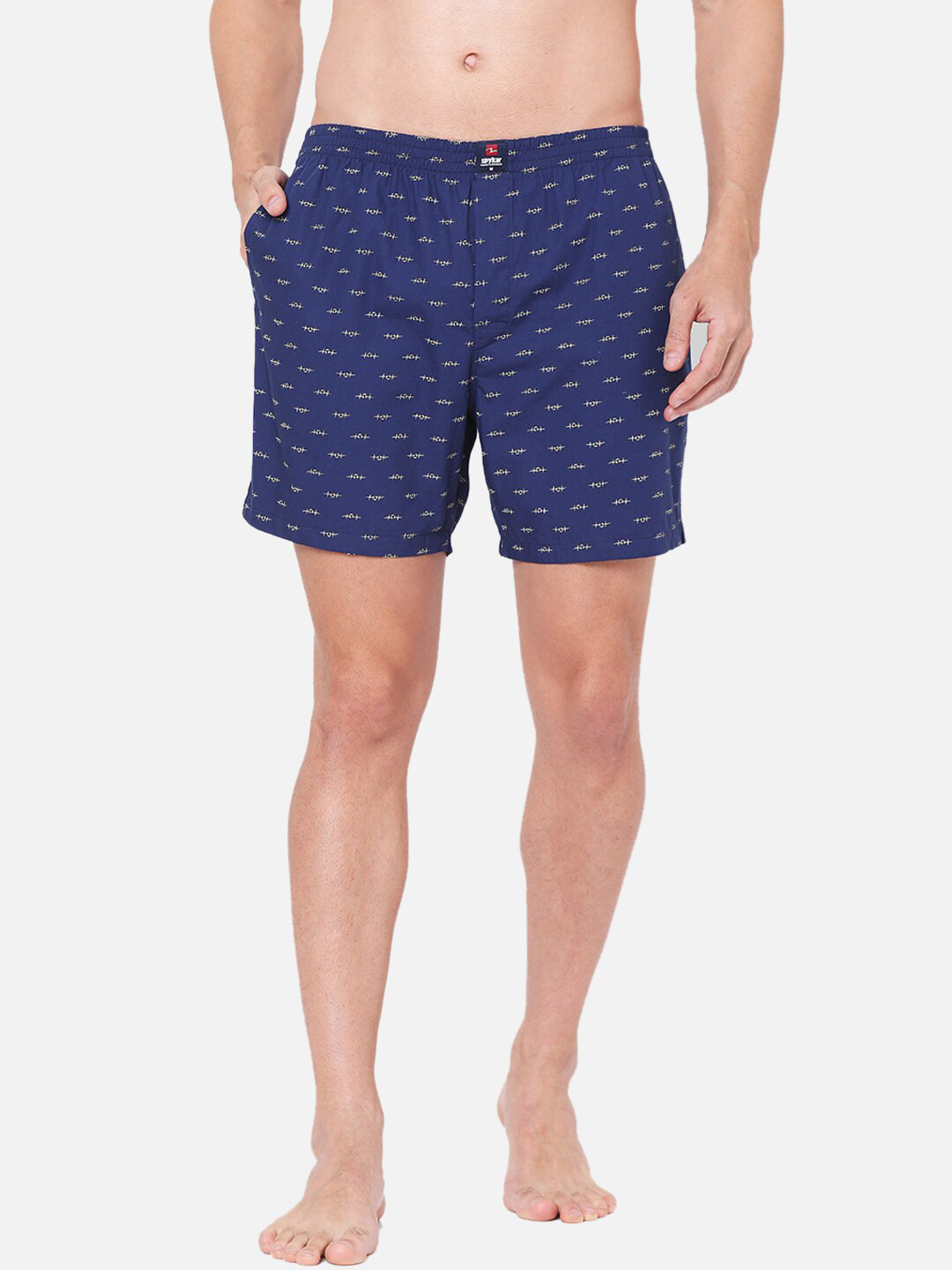 

Underjeans by Spykar Men Assorted Printed Boxer, Blue