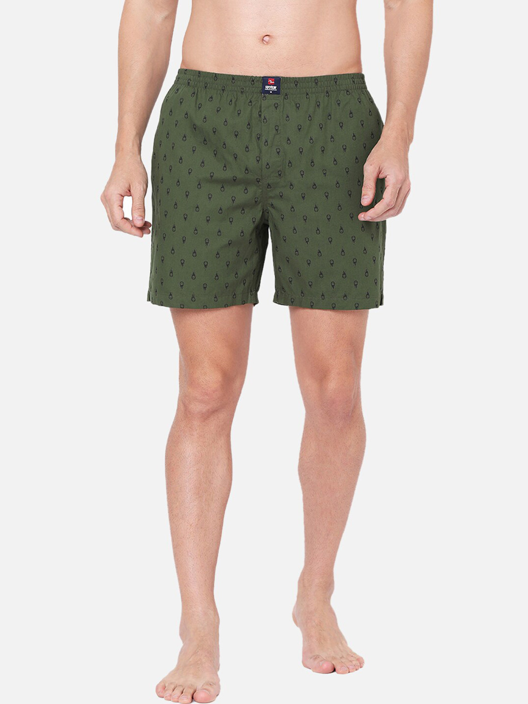 

Underjeans by Spykar Men Printed Assorted Boxer