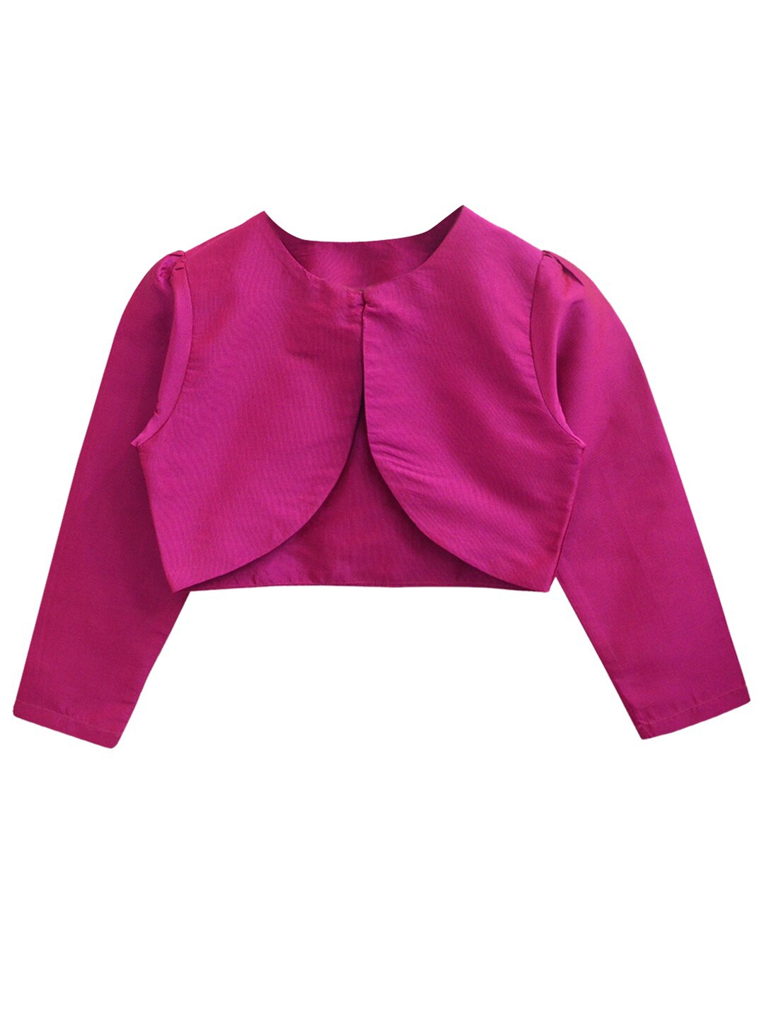 

A.T.U.N. Girls Fuchsia Party Crop Shrug