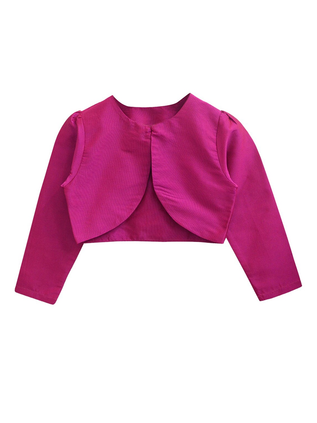 

A T U N Girls Fuchsia Party Crop Shrug
