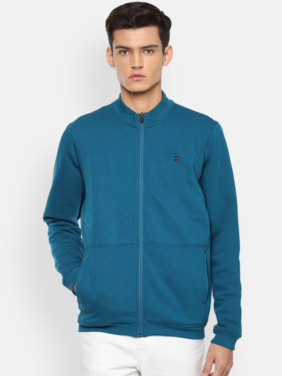 

Louis Philippe Sport Men Blue Solid Sweatshirt