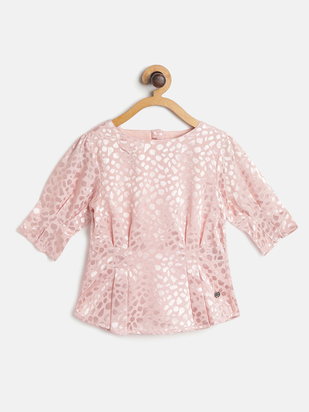 

Gini and Jony Girls Pink Printed Top