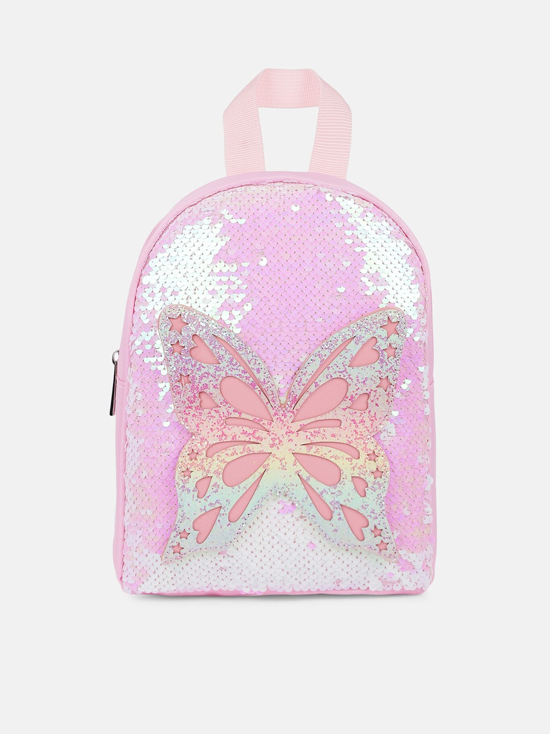 

Chicco Girls Pink & Peach-Coloured Embellished Backpack