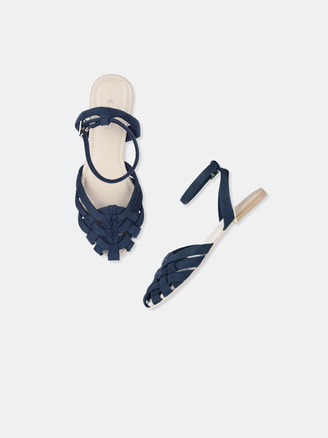

AURELIA Women Blue Mules Flats