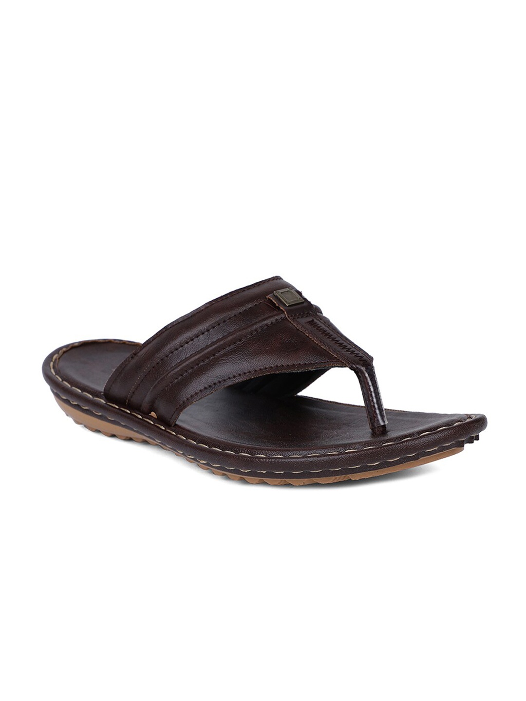 

Bata Men Brown Comfort Sandals