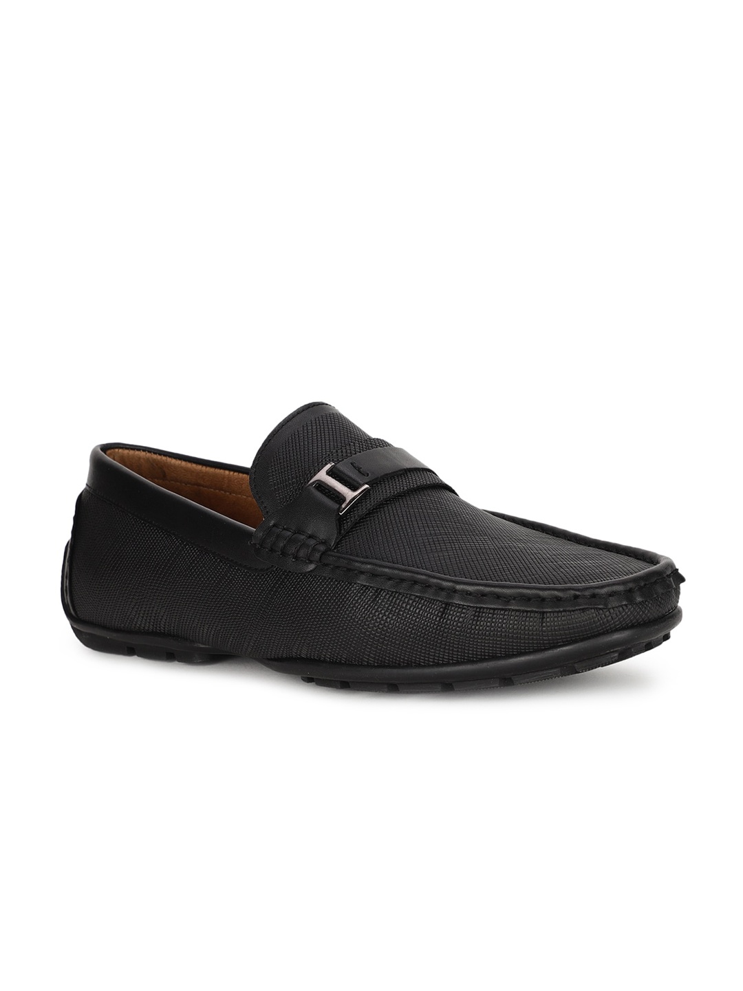 

Bata Men Black Loafers Casual Shoes