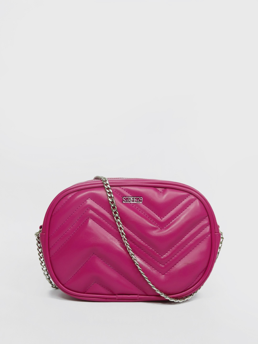

STREET 9 Fuchsia Quilted Crossbody Purse Clutch
