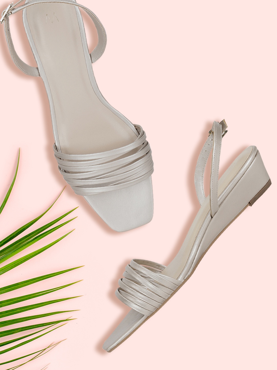 

W Grey Wedge Heels