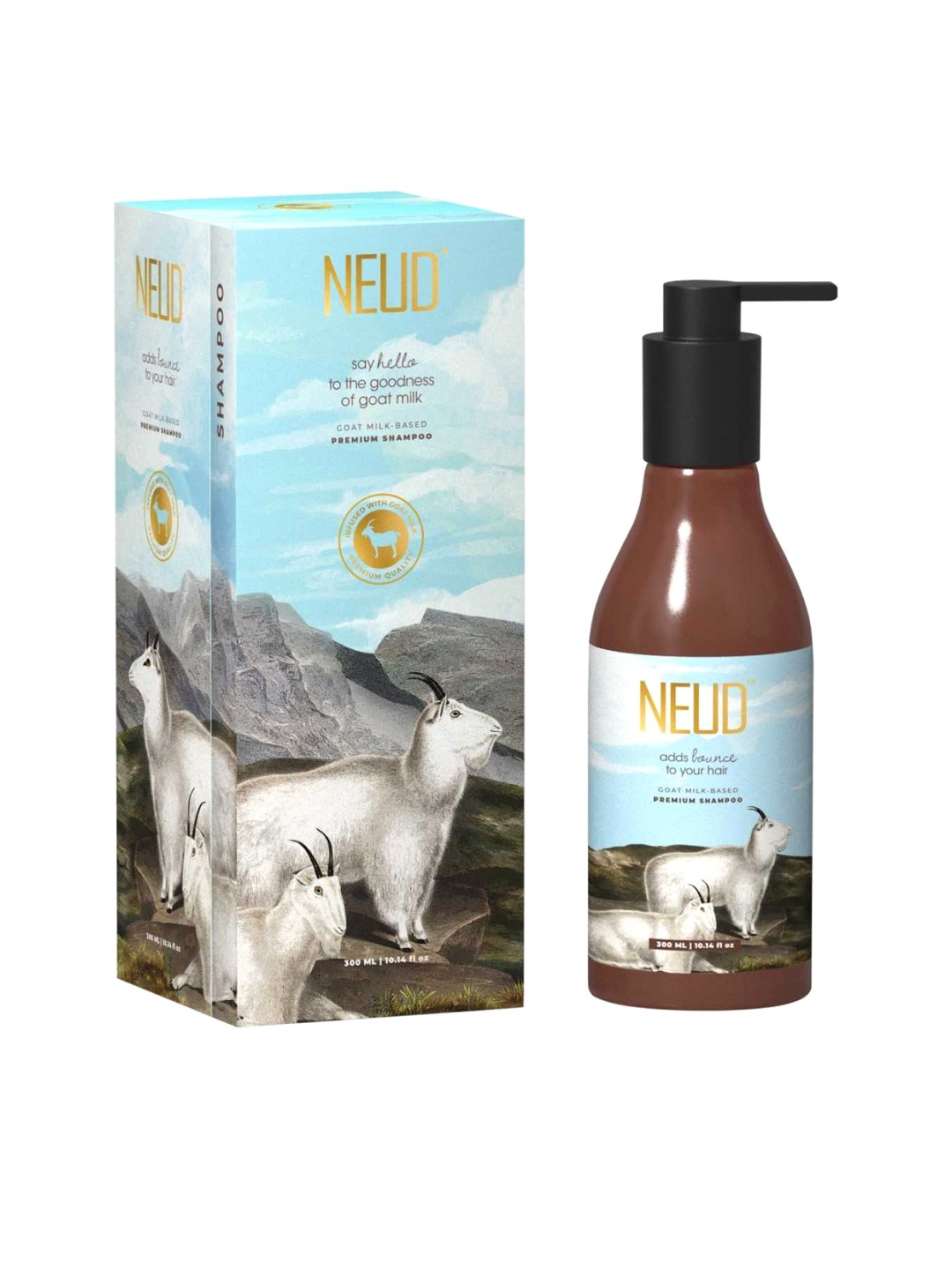 

NEUD White Goat Milk Premium Shampoo 300 ml
