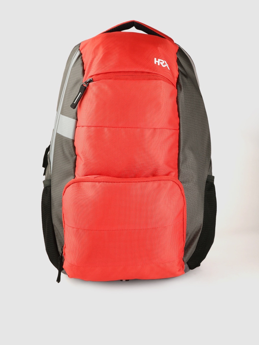 

HRX by Hrithik Roshan Unisex Red & Charcoal Grey Brand Logo Print Backpack 26.7 L