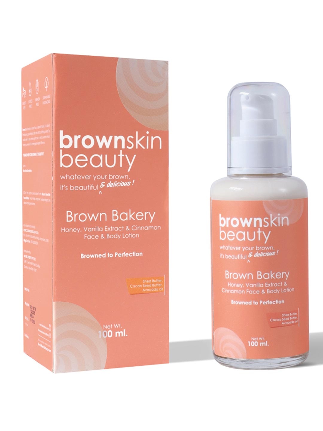 

brownskin beauty Brown Bakery Face & Body Lotion - 100 ml