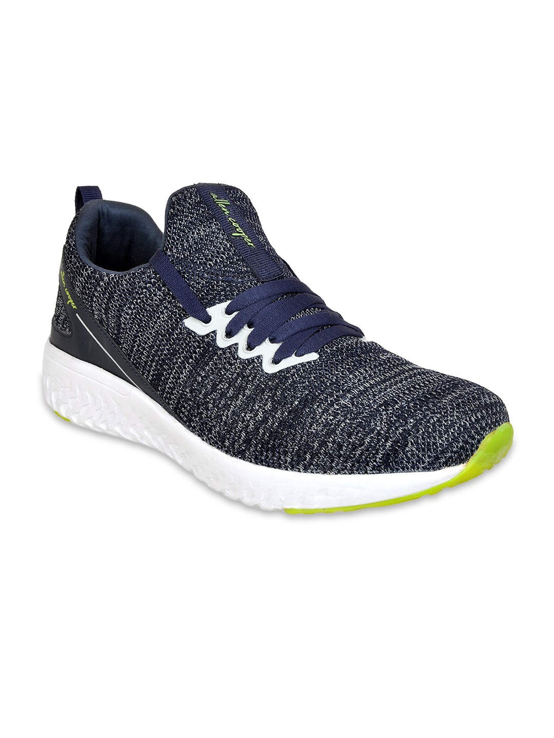 

Allen Cooper Men Navy Blue Mesh Running Non-Marking Shoes