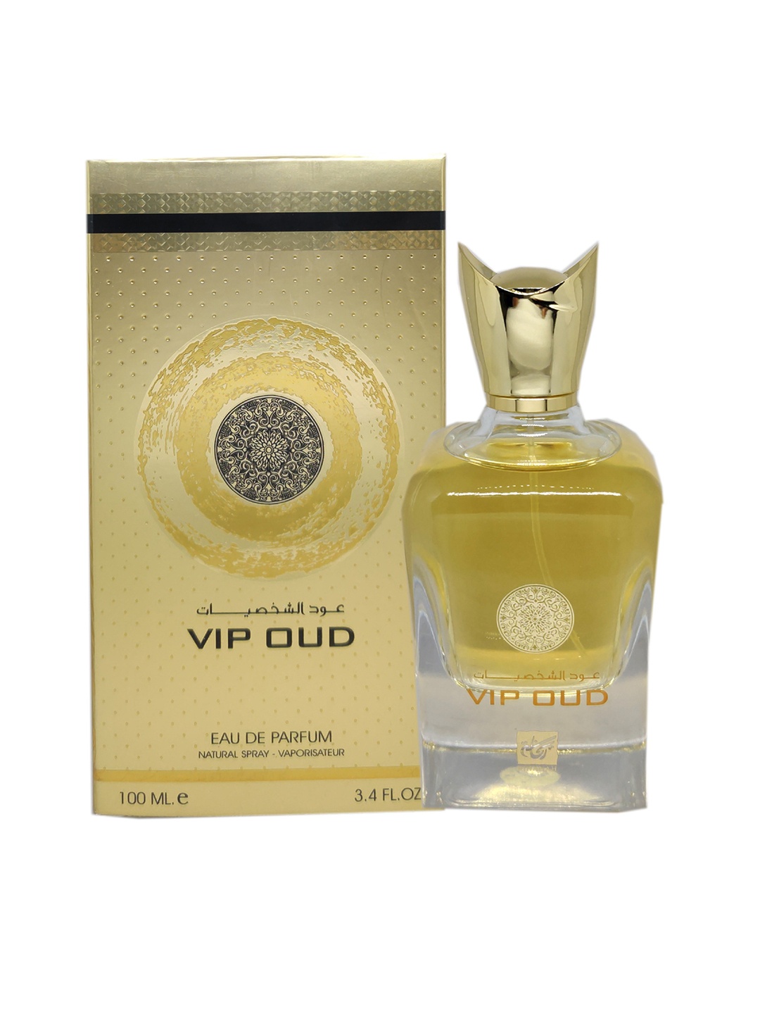 

RIHANAH Men VIP Oud Eau de Parfum 100 ml, Black