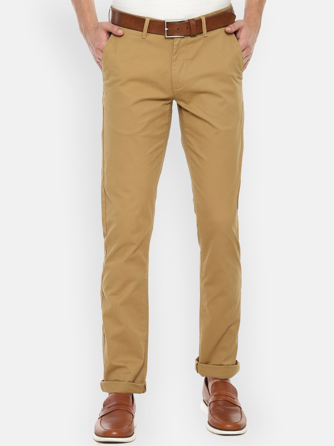 

Van Heusen Sport Men Beige Slim Fit Trousers