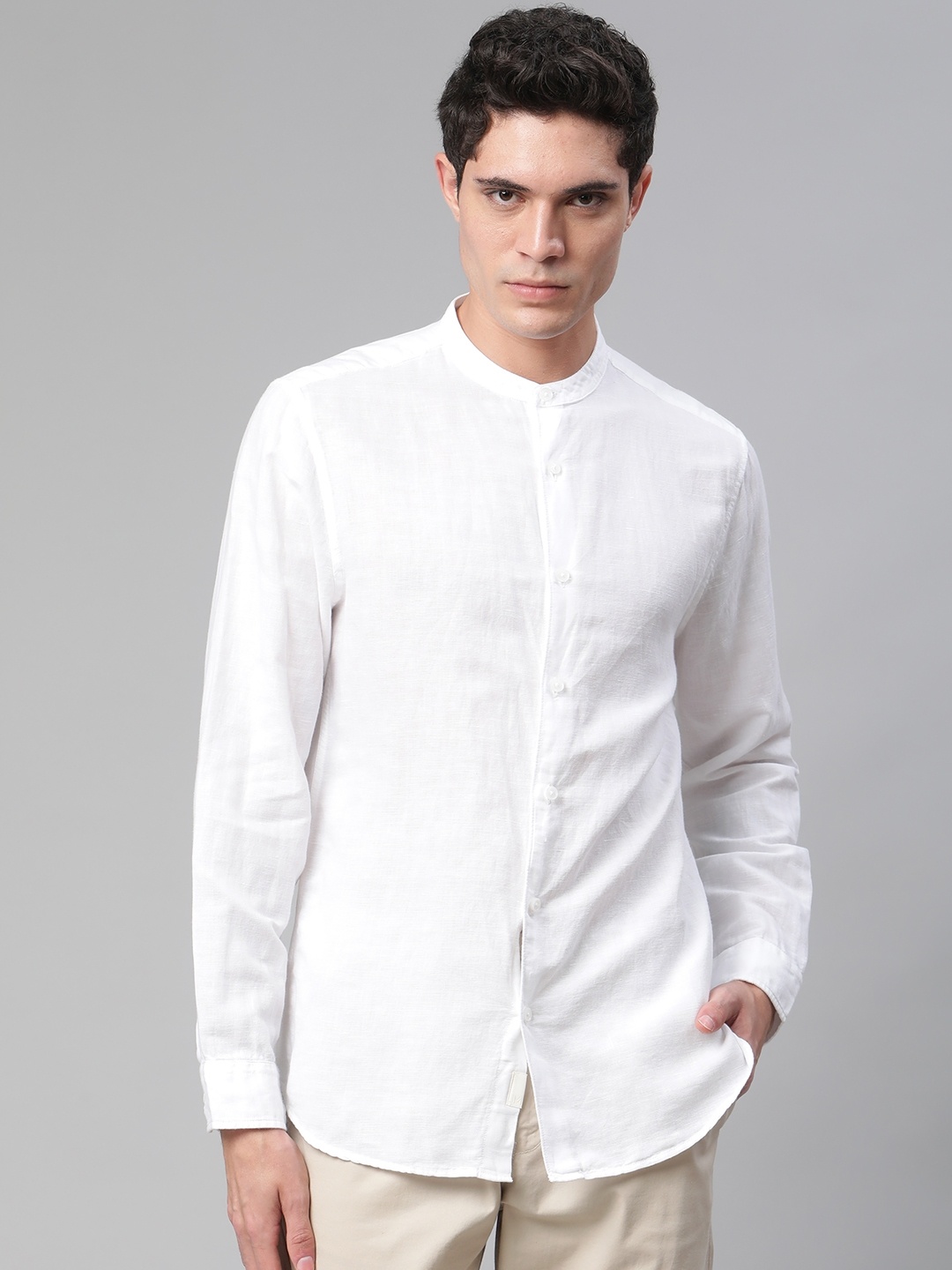 

Marks & Spencer Men White Casual Shirt