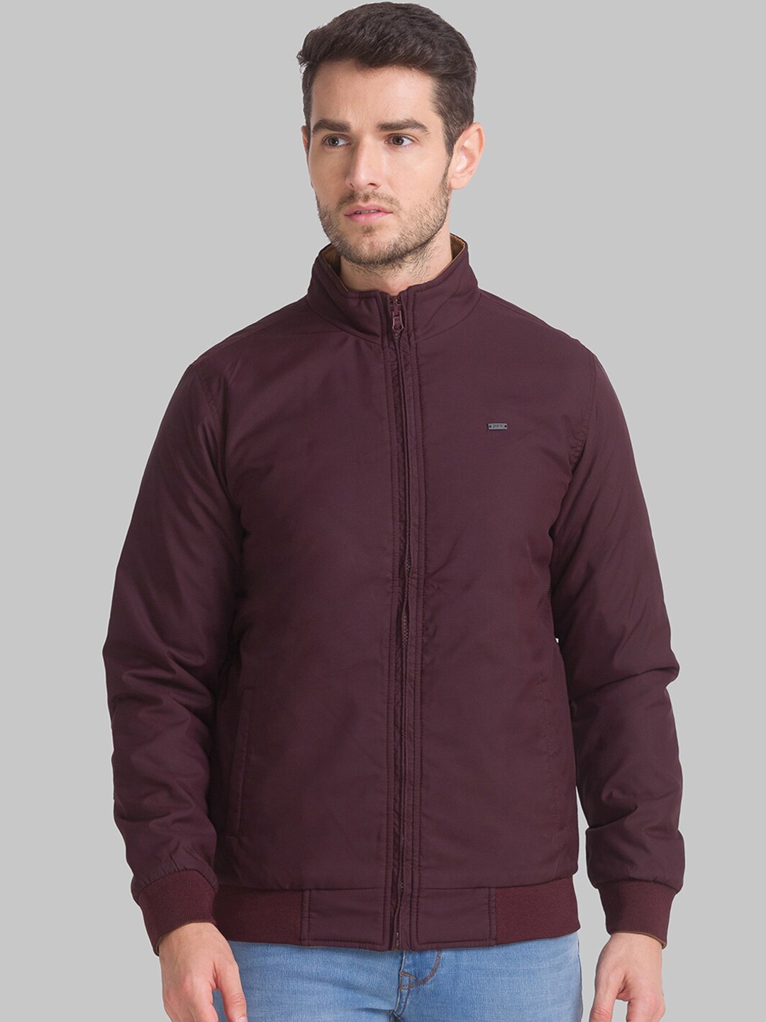 

Parx Men Maroon Padded Jacket