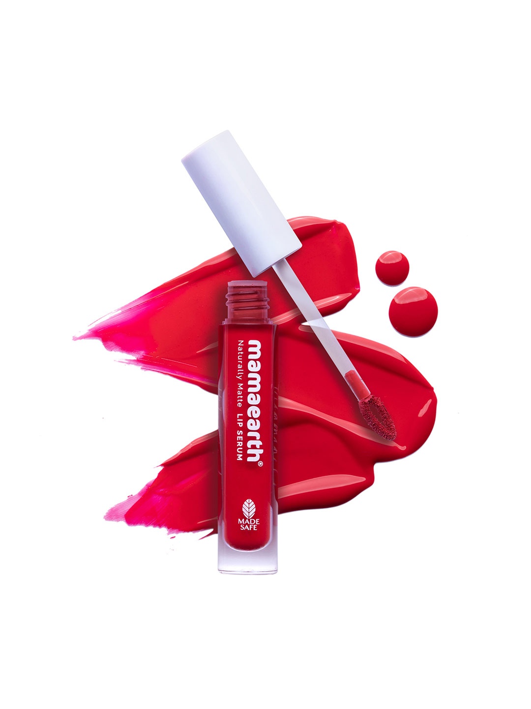 

Mamaearth Naturally Matte Lip Serum & Matte Liquid Lipstick with Vitamin C 6 ml, Red