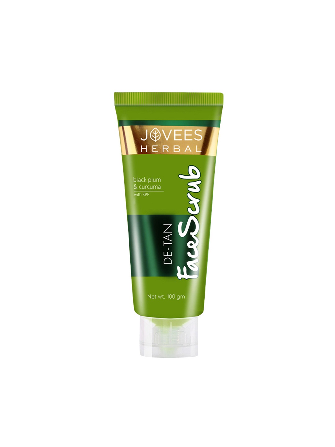 

Jovees De-Tan Face Scrub with SPF Turmeric & Aloe Vera To Remove Dead Skin - 100g, Green