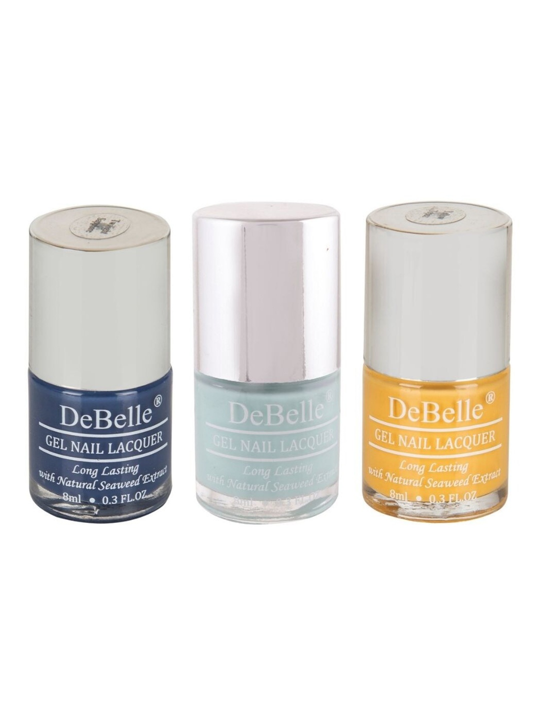 

DeBelle Set Of 3 Gel Nail Polish - 8ml Each, Multi