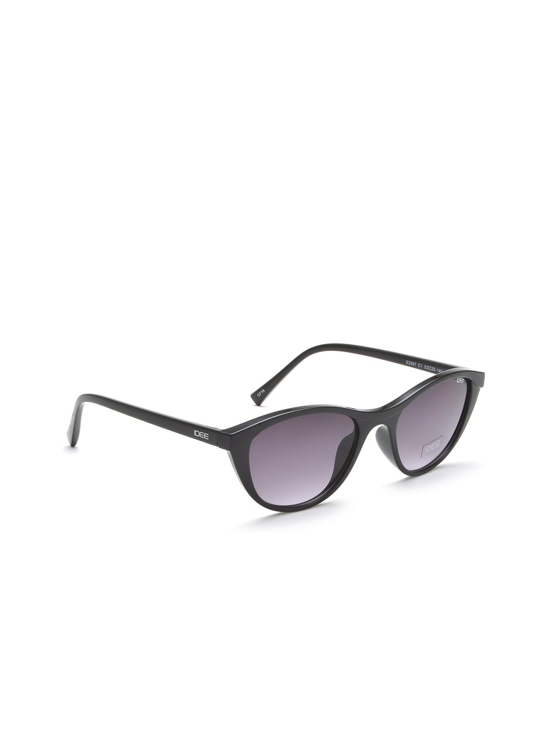 

IDEE Women Grey & Black Polarised Cateye Sunglasses IDS2587C1SG