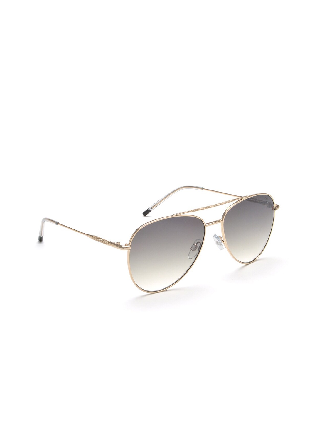 

IDEE Men Grey Lens & Gold-Toned Aviator Sunglasses with Polarised Lens IDS2694C1SG