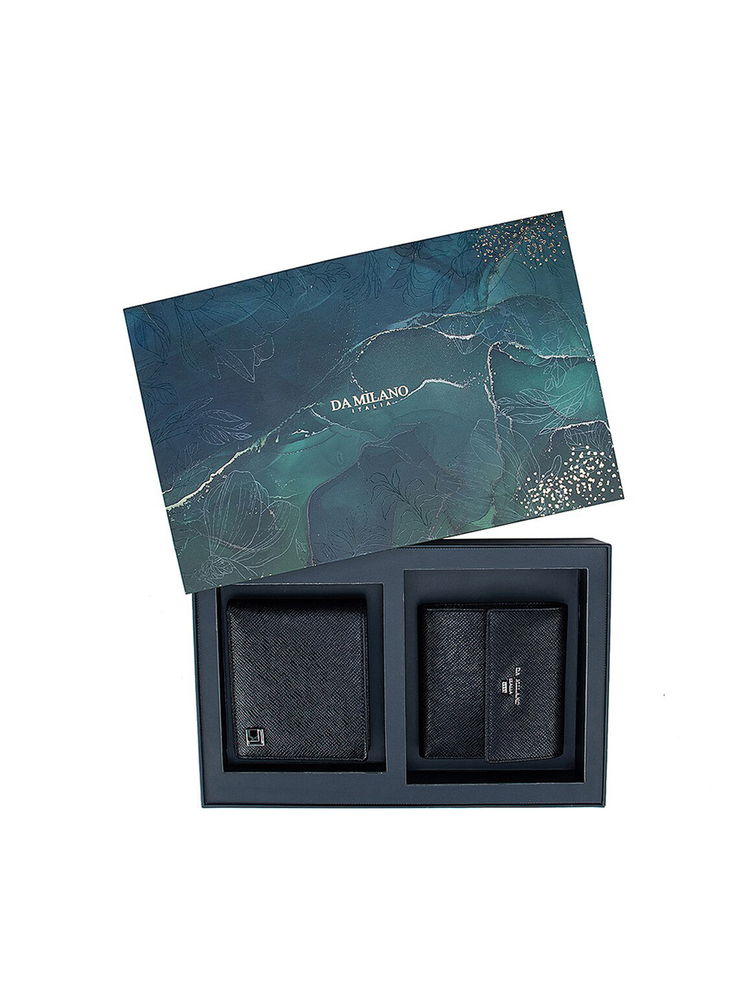 

Da Milano Black Textured Accessory Gift Set