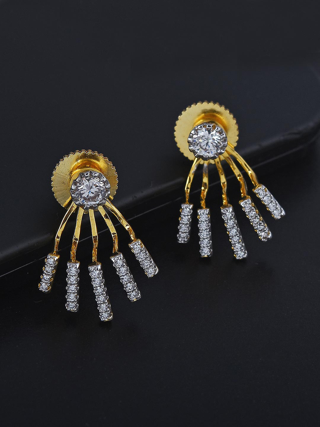 

Tistabene Woman White Ear Jacket Earrings