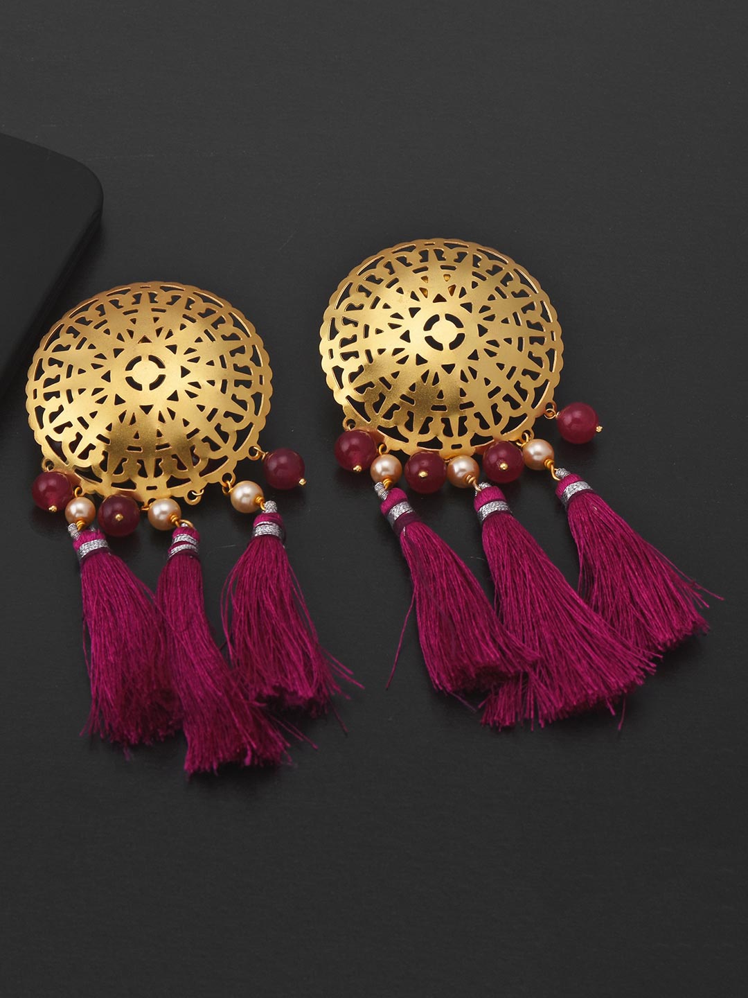 

Tistabene Gold-Toned Contemporary Drop Earrings