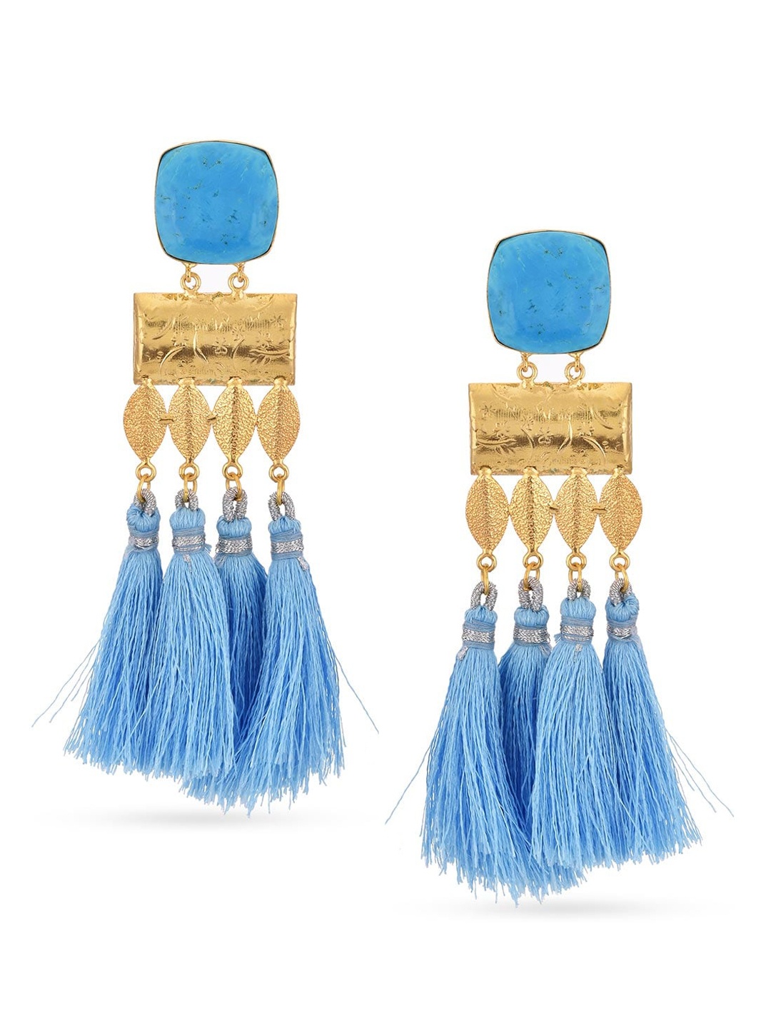 

Tistabene Blue Contemporary Drop Earrings