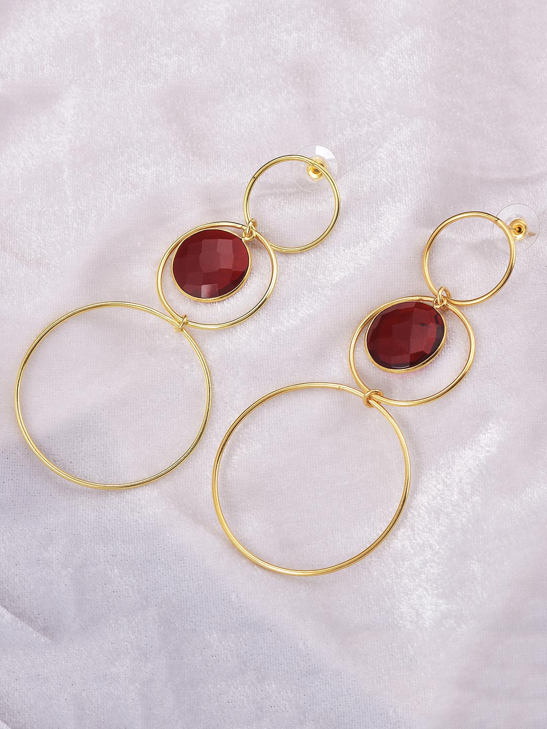 

Tistabene Gold-Plated Pink Drop Earrings
