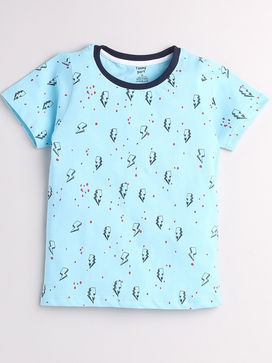 

Toonyport Boys Blue Printed T-shirt
