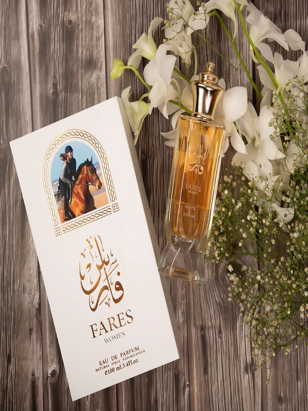 

RIIFFS Parfums Fares Women Eau De Perfume 100ml, Black