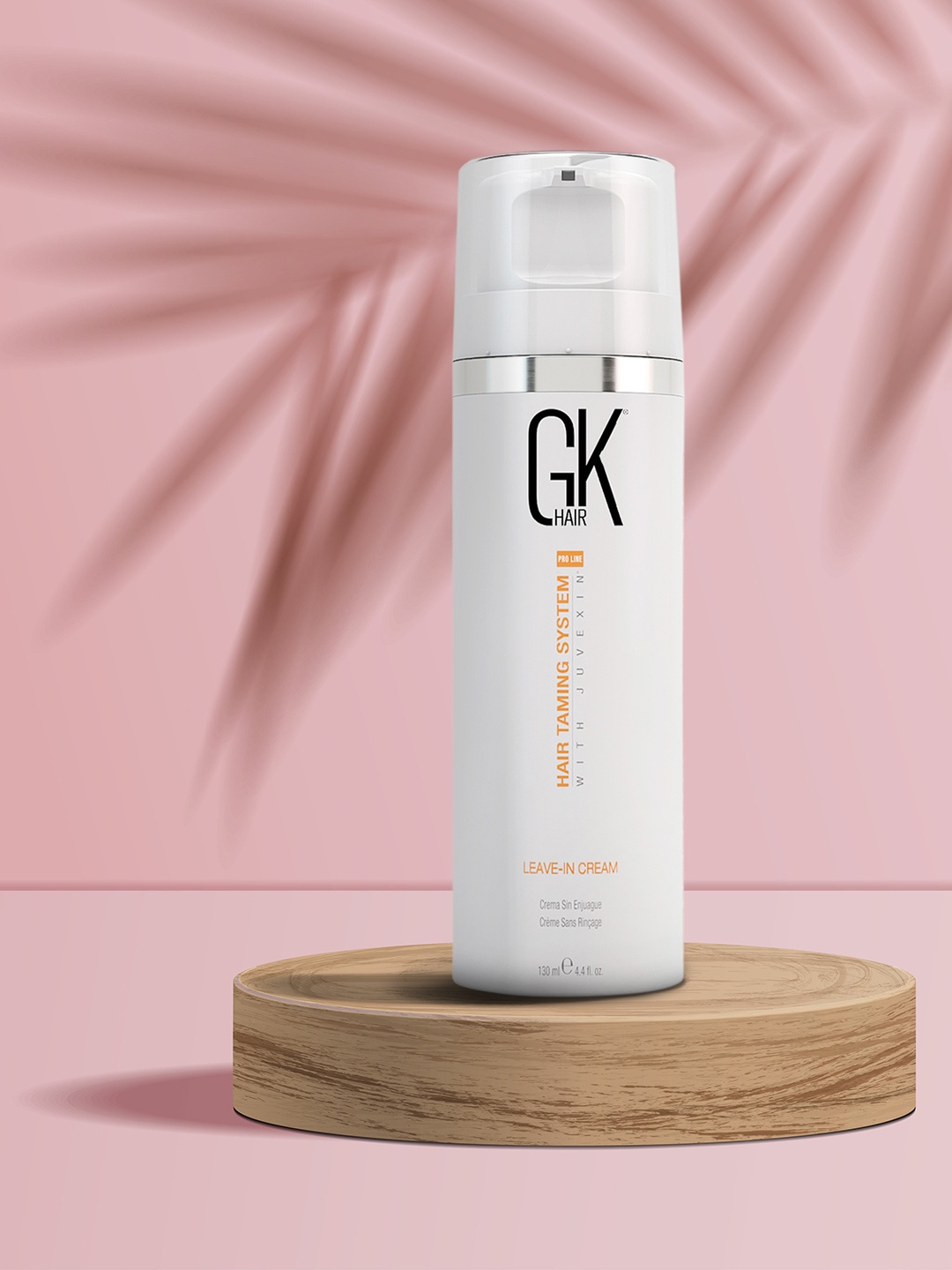 

GK HAIR Leave in Conditioner Cream Global Keratin Hair Taming System with Juvexin 130 ml, White