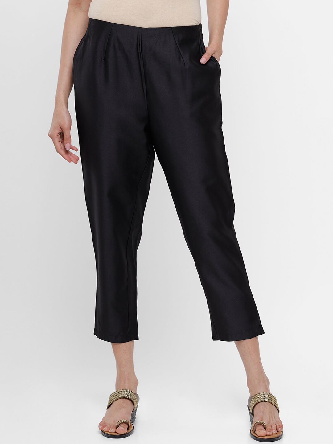 

De Moza Women Black Trousers