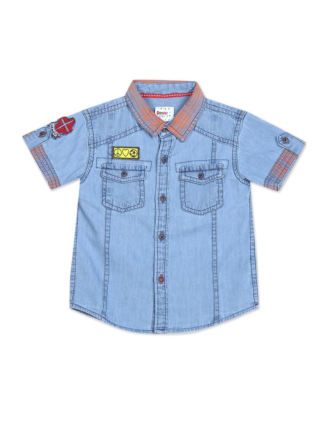 

Donuts Boys Blue Casual Shirt