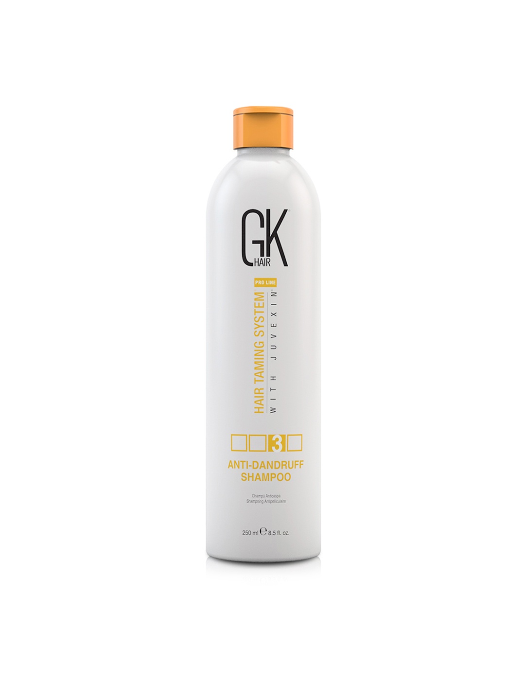 

GK HAIR Taming System with Juvexin Global Keratin Anti-Dandruff Shampoo 250 ml, White