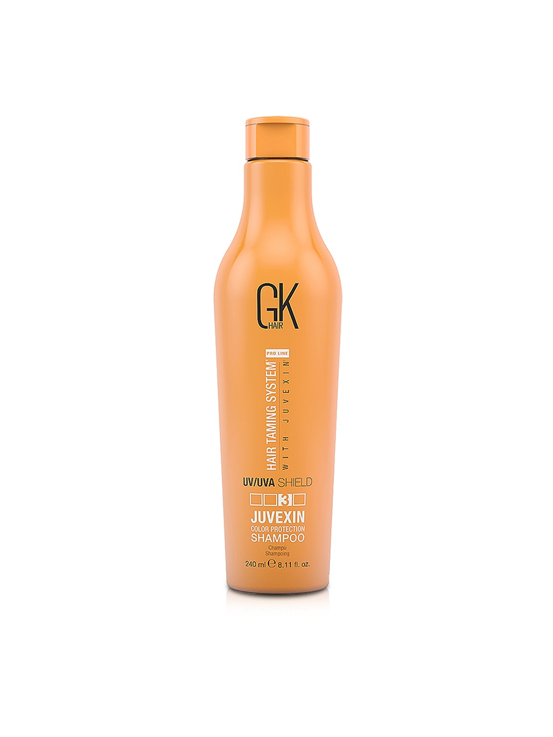 

GK HAIR UVA Shield Color Protection Global Keratin Coloured Hair shampoo- 240 ml, Orange