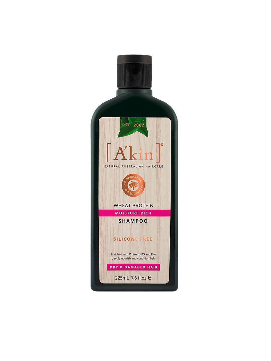 

A'kin Wheat Protein Moisture Rich Shampoo 225 ml, Multi