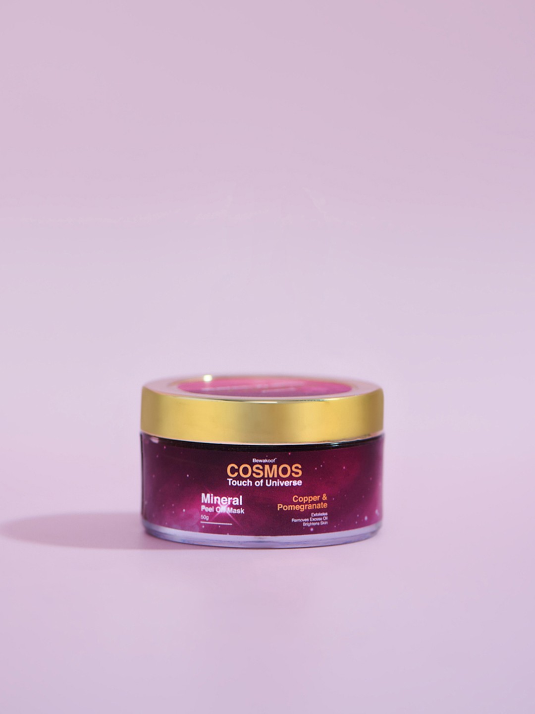

Bewakoof Cosmos Mineral Peel Off Mask With Copper & Pomegranate, White