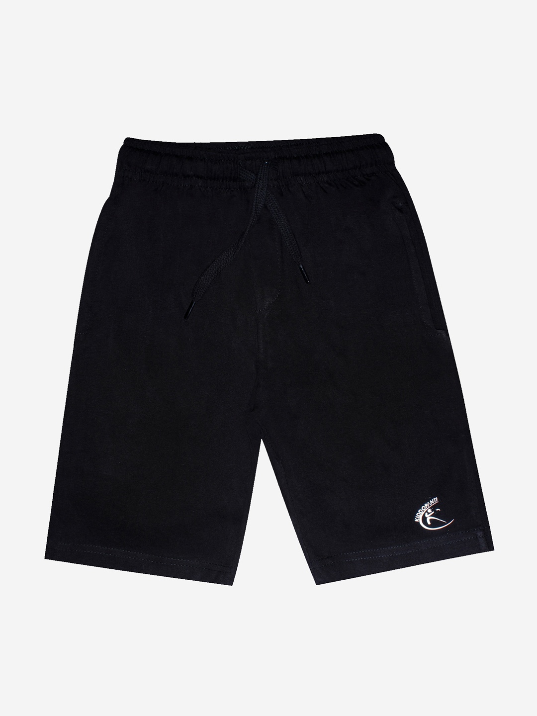 

KiddoPanti Boys Black Pure Cotton Shorts