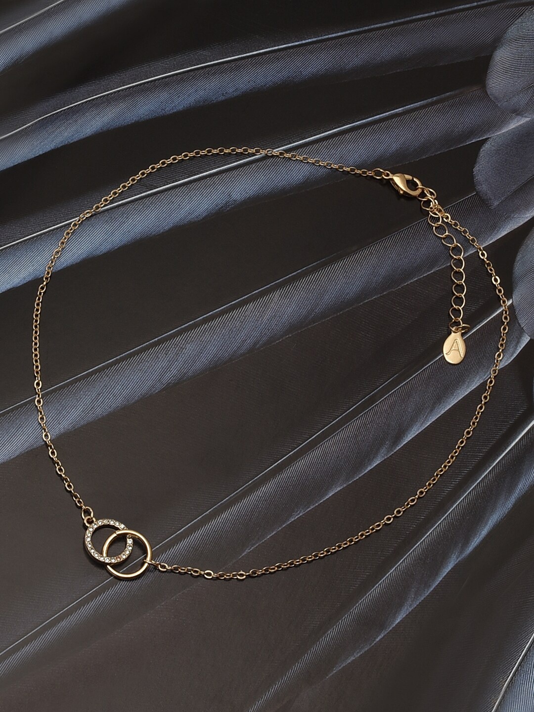 

Accessorize London Women's Gold-Toned Linked Circles Chain