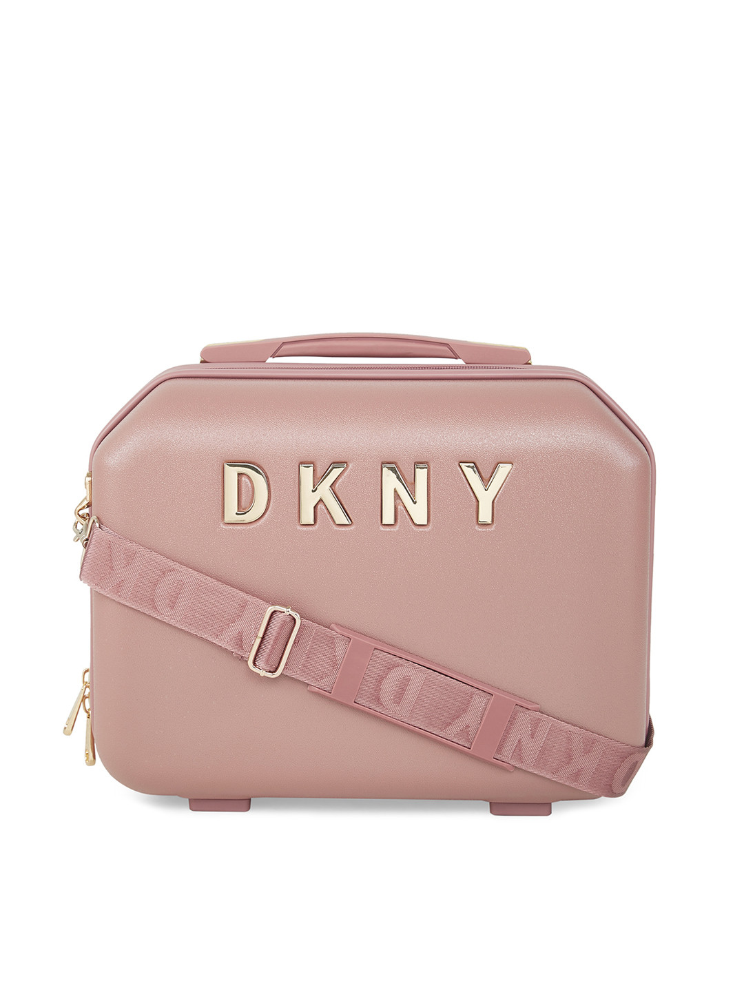 

DKNY Allore Range Hard Cabin Size Vanity Bag, Nude