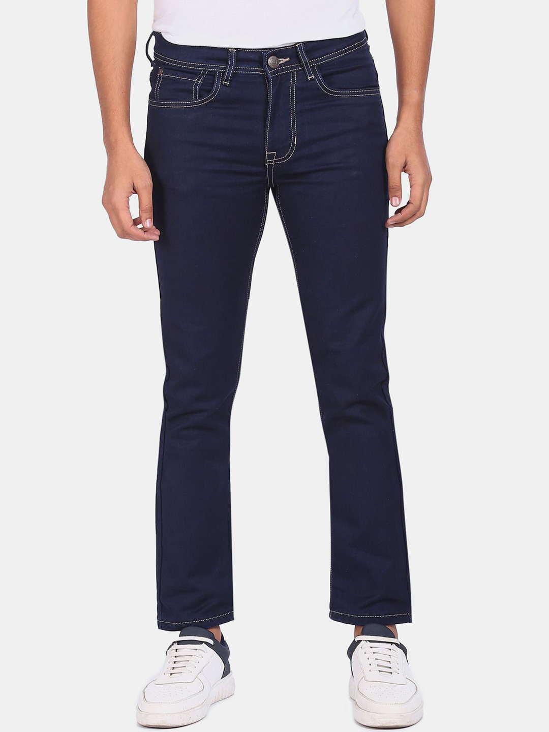 

Cherokee Men Blue Mid Rise Rinsed Jeans